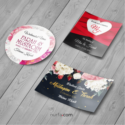 Sticker Doorgift (Kahwin, Aqiqah, Birthday) - DISKAUN 35%